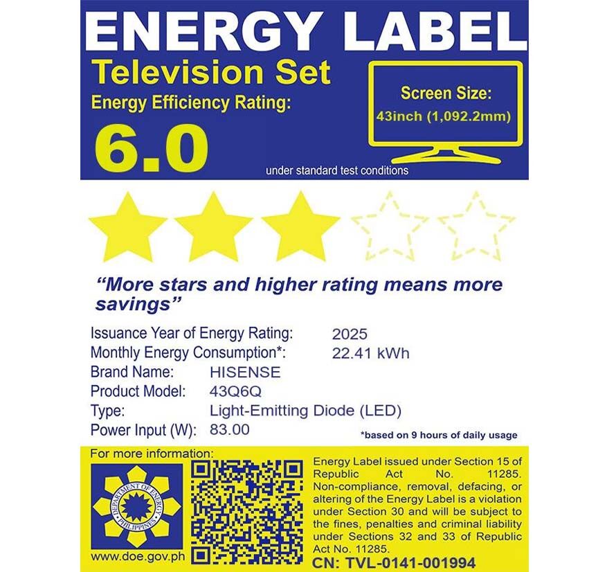HISENSE 43Q6Q - angle-2